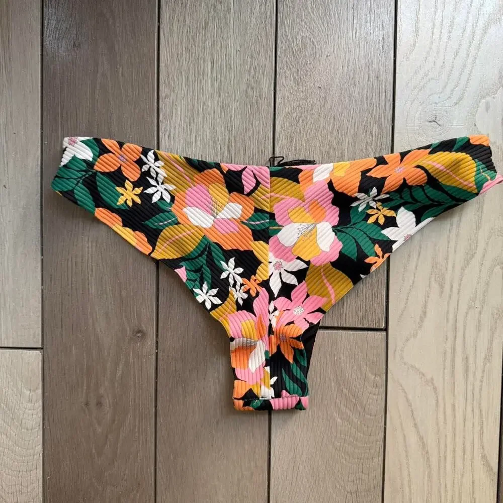 Volcom tropical rib bikini bottom M